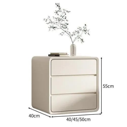 Orbit 3 Drawer Bedside Table
